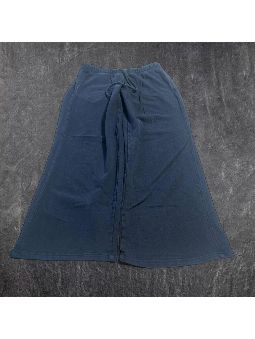 Y2K Sunday Navy Blue Wide Leg Sweatpants